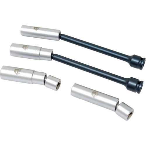 4-Piece Euro Spark Plug Swivel Socket Set, 3/8" Drive Oxford Builders Supplies Inc