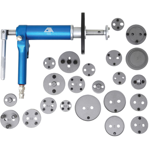 Air-Powered Brake Caliper Wind Back Tool Kit Oxford Builders Supplies Inc