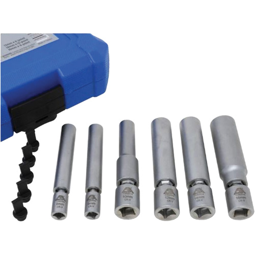 6-Piece Spark Plug & Glow Plug Socket Set Oxford Builders Supplies Inc