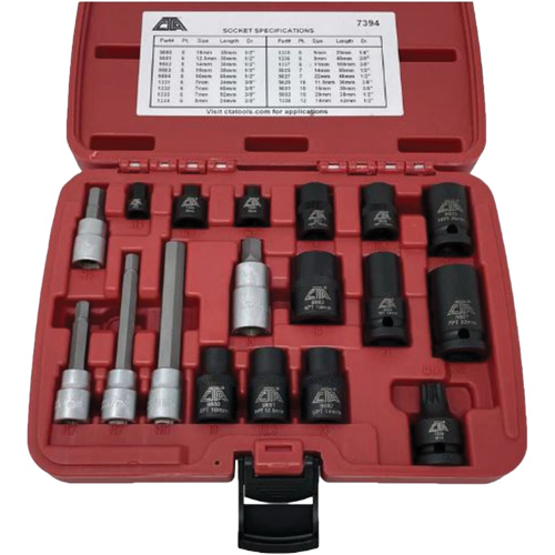 18-Piece Brake Caliper Socket Set Oxford Builders Supplies Inc