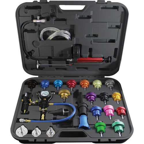 27-Piece Master Radiator Pressure Test Kit Oxford Builders Supplies Inc