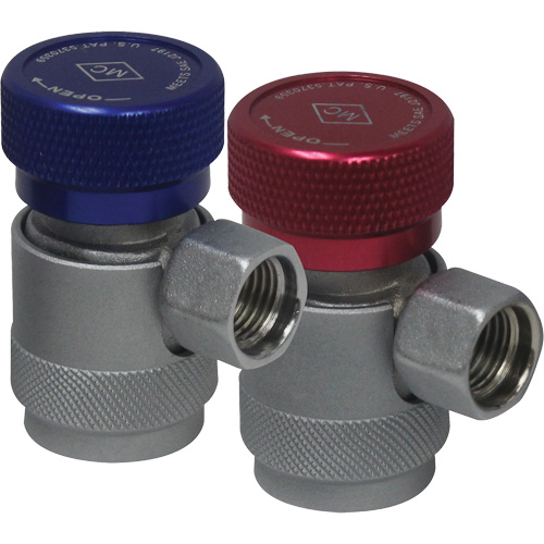 Low Side Manual R134a Quick Coupler with safety lock Oxford Builders Supplies Inc