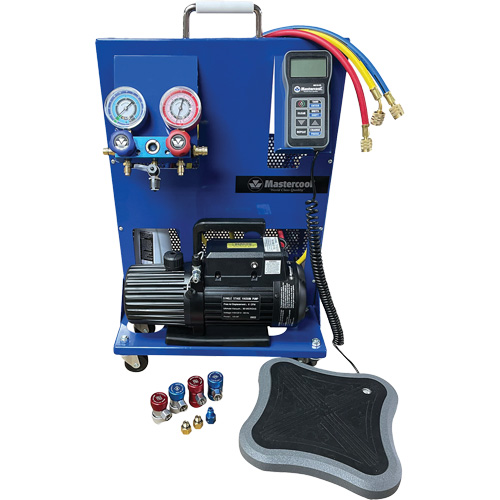 Dual R134A/R1234Yf Single-Stage Portable Electronic Charging Station Oxford Builders Supplies Inc
