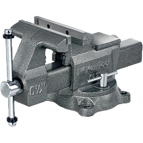 K65 Professional Workshop Vise, 6-1/2" Jaw Width, 3-7/8" Throat Depth, Swivel Base Oxford Builders Supplies Inc