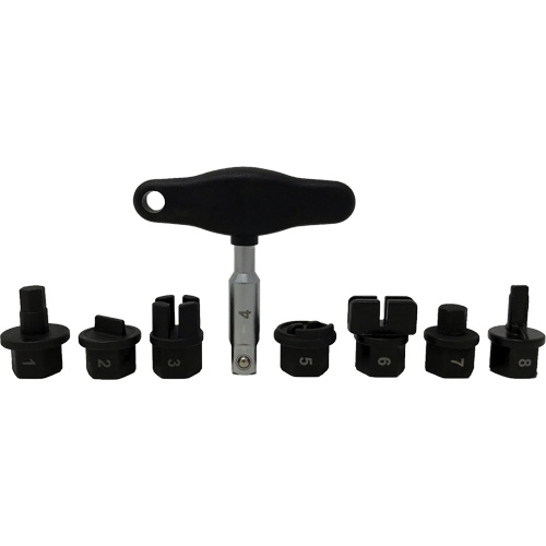 Trousse d'outils pour bouchons de vidange dhuile 8 morceaux Oxford Builders Supplies Inc