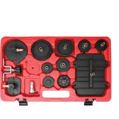 Trousse maître de purgeur de freins sous pression avec adaptateurs Oxford Builders Supplies Inc