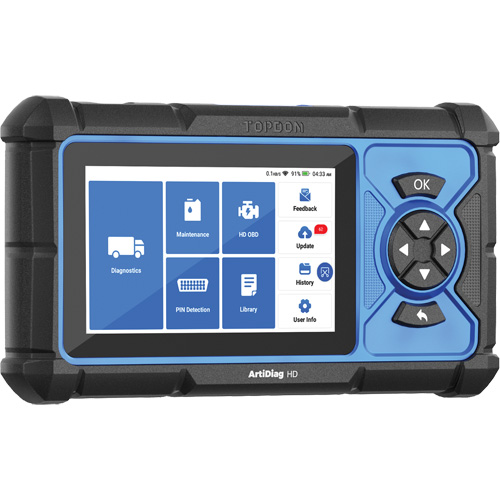 ArtiDiag HD 5" Heavy-Duty Scan Tool with Service Functions Oxford Builders Supplies Inc