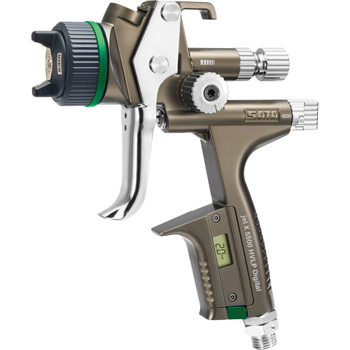 X5500 HVLP 1.2 I RPS D DIGI psi Premium Paint Spray Gun for Automotive Refinishing, 1/4" NPT Air Inlet, 15.19 CFM, 0.6 L/0.9 L Capacity, 0.17 PSI Oxford Builders Supplies Inc