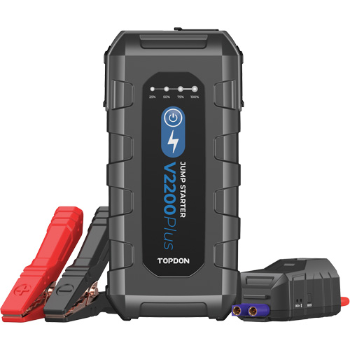 V2200Plus 2-en-1: d&eacute;marreur de secours 2200 A de pointe, testeur de batterie et de syst&egrave;me Oxford Builders Supplies Inc
