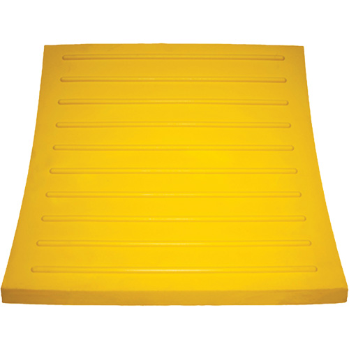 Cale de roue, Polyur&eacute;thane, Jaune, 15-1/4" la x 12-1/8'' p x 10-3/4" h Oxford Builders Supplies Inc