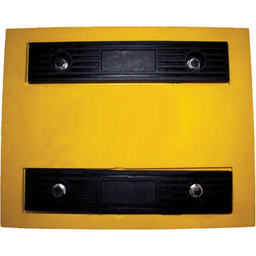 Cale de roue, Polyur&eacute;thane, Jaune, 15-1/4" la x 12-1/8'' p x 10-3/4" h Oxford Builders Supplies Inc