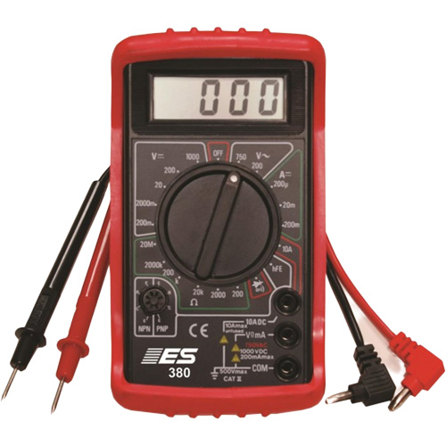 Digital Multimeter with Holster Oxford Builders Supplies Inc