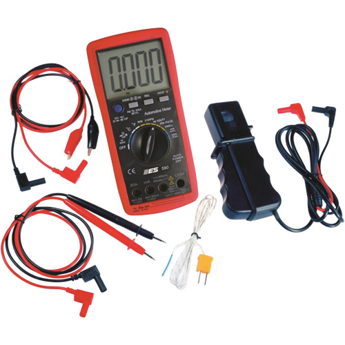 Pro Automotive Digital Multimeter with Case Oxford Builders Supplies Inc