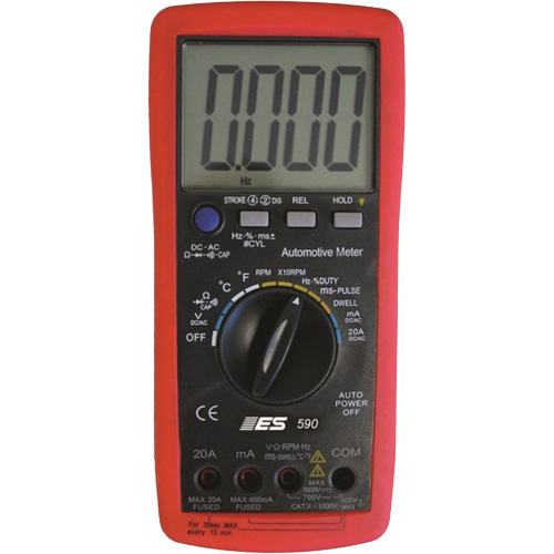 Pro Automotive Digital Multimeter with Case Oxford Builders Supplies Inc