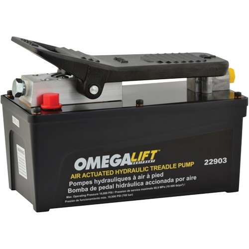 Pompe &agrave; pied pneumatique 10 000 PSI avec r&eacute;servoir de 91,5 po³ Oxford Builders Supplies Inc