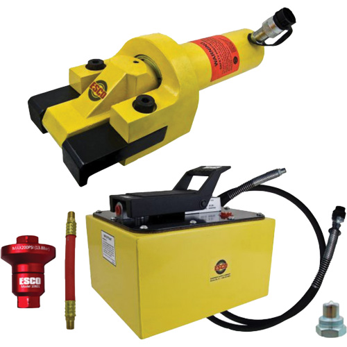 Ensemble de brise-talon pour pneus g&eacute;ants avec pompe hydraulique de 2 gallon Oxford Builders Supplies Inc
