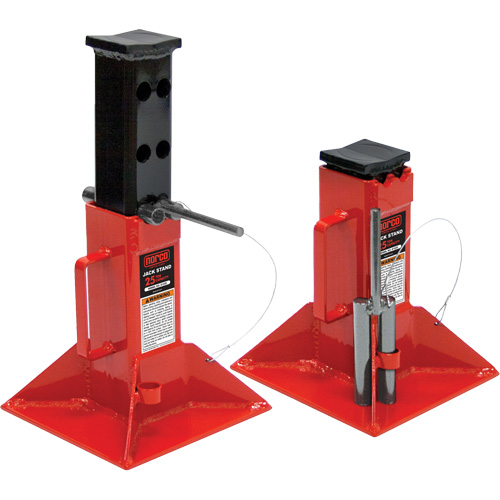 Jack Stand, Locking Pin, 25 tons Capacity, 12" - 20" H Oxford Builders Supplies Inc