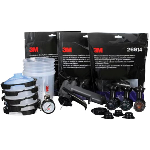 Performance Fine Finish Spray Gun System with PPS Cups, 13 CFM, 29 PSI Oxford Builders Supplies Inc