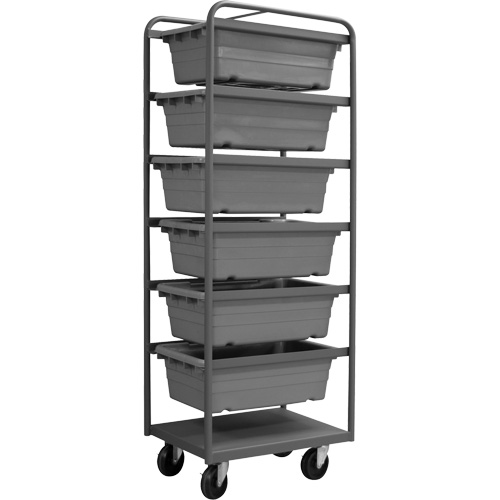R&acirc;telier mobile, &agrave; deux c&ocirc;t&eacute;s, 6 bacs, 26" la x 18" p x 74" h Oxford Builders Supplies Inc