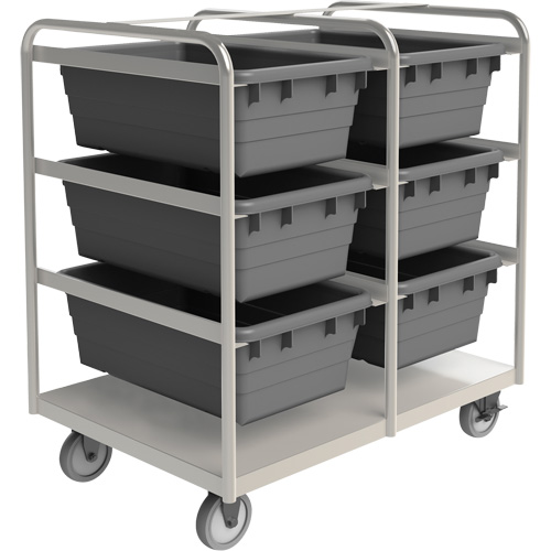 R&acirc;telier mobile, &agrave; deux c&ocirc;t&eacute;s, 6 bacs, 26" la x 36" p x 42" h Oxford Builders Supplies Inc