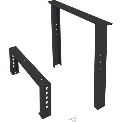 Pattes d'&eacute;tabli pour service industriel, Acier, 30" p x 34" h, Simple Oxford Builders Supplies Inc
