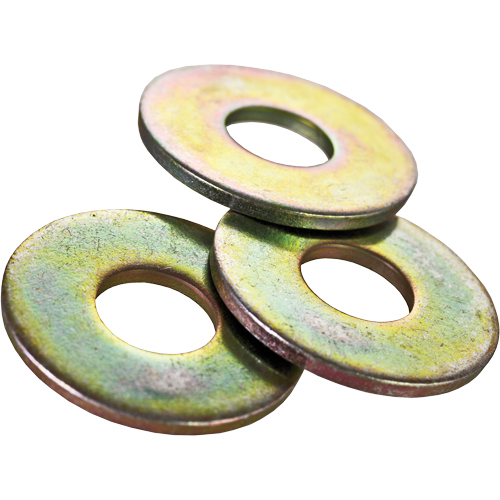 Rondelle plate USS, Zinc jaune, 3/8" Oxford Builders Supplies Inc