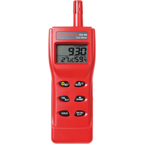 Compteur de dioxyde de carbone manuel CO2-100 Oxford Builders Supplies Inc