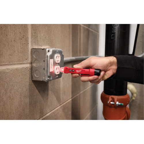 Voltage Detector with LED & GFCI Receptacle Tester Kit, 50 V - 1000 V, Display & Sound Alert Oxford Builders Supplies Inc