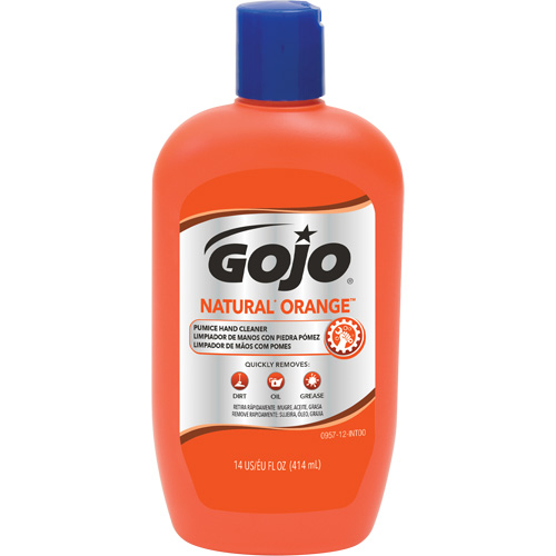 Nettoyant &agrave; mains Natural Orange, Pierre ponce, 414 ml, Bouteille, Agrumes/Orange Oxford Builders Supplies Inc