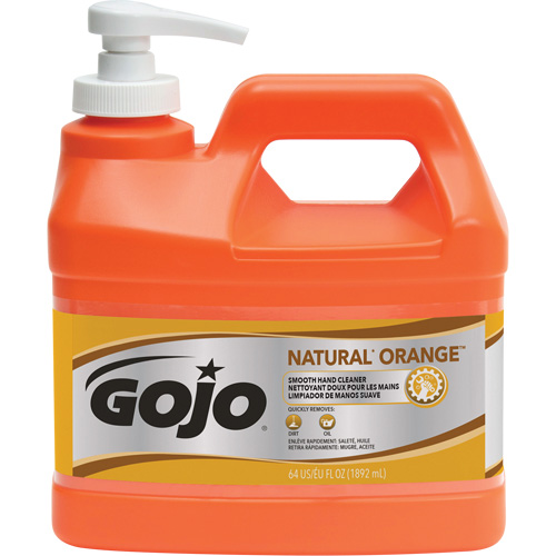 Nettoyant &agrave; mains Natural Orange, Cr&egrave;me, 1,89 L, Bouteille &agrave; pompe, Agrumes/Orange Oxford Builders Supplies Inc