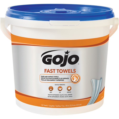 Fast Wipes&reg; Hand Cleaning Towels, 130 Wipes, 10" x 9" Oxford Builders Supplies Inc