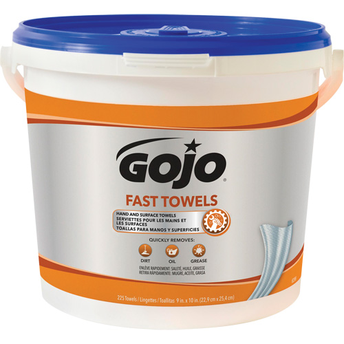 Fast Wipes&reg; Hand Cleaning Towels, 225 Wipes, 10" x 9" Oxford Builders Supplies Inc