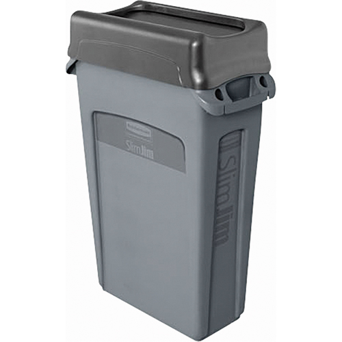 Slim Jim&reg; Container with Venting Channels, Plastic, 23 US gal. Oxford Builders Supplies Inc
