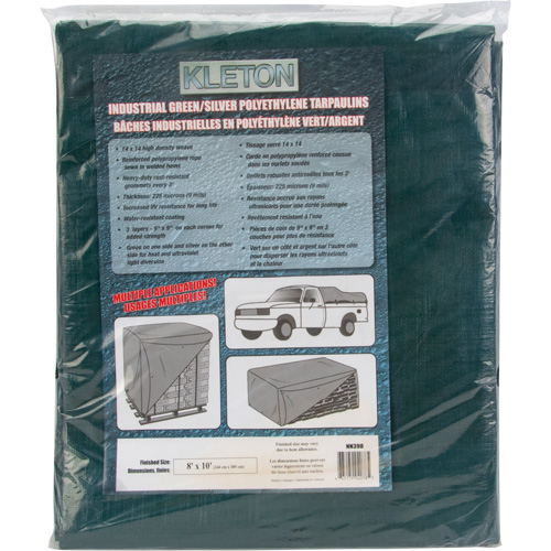B&acirc;che, Robuste, Vert, 8' x 6' x 9 mils Oxford Builders Supplies Inc