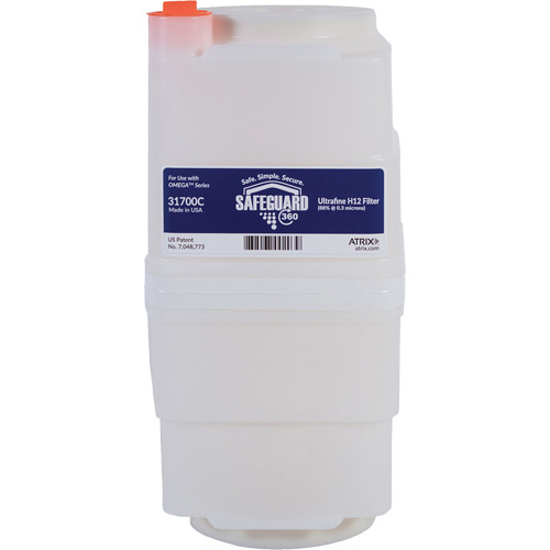Filtre pour aspirateurs portables SafeGuard 360, Cartouche, Pour 1 gal. US Oxford Builders Supplies Inc