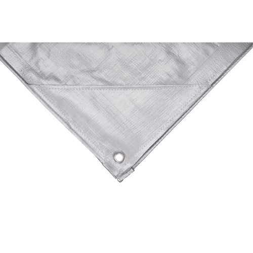 Tarp, Super Heavy-Duty, Silver, 10' x 8' x 12 mils Oxford Builders Supplies Inc