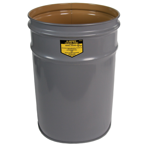Cease-Fire&reg; Grey Smoking Receptacle Drum Oxford Builders Supplies Inc