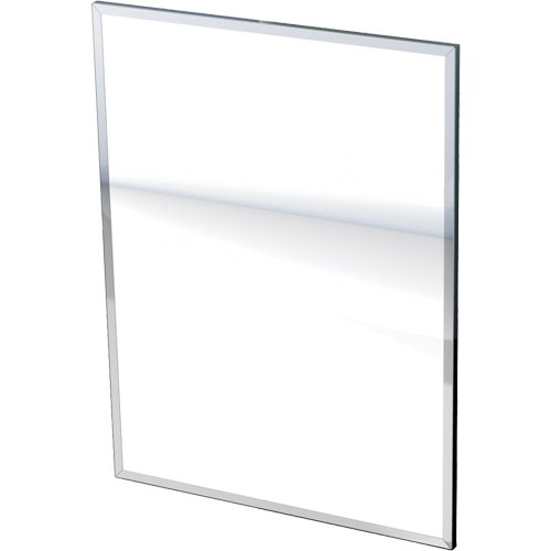 Stock Series Mirror, Flat Frame, 18" L x 36" W Oxford Builders Supplies Inc