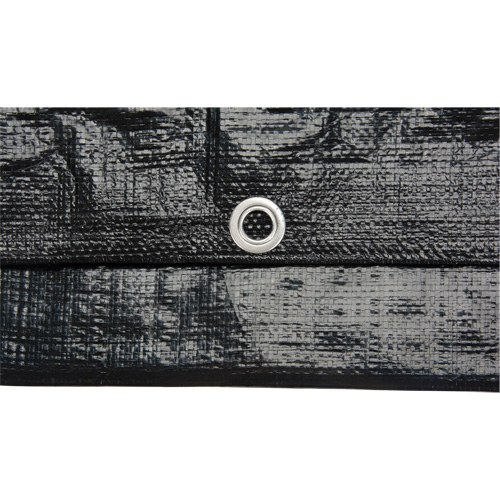 B&acirc;che, Usage industriel l&eacute;ger, Noir, 6' x 8' x 8 mils Oxford Builders Supplies Inc