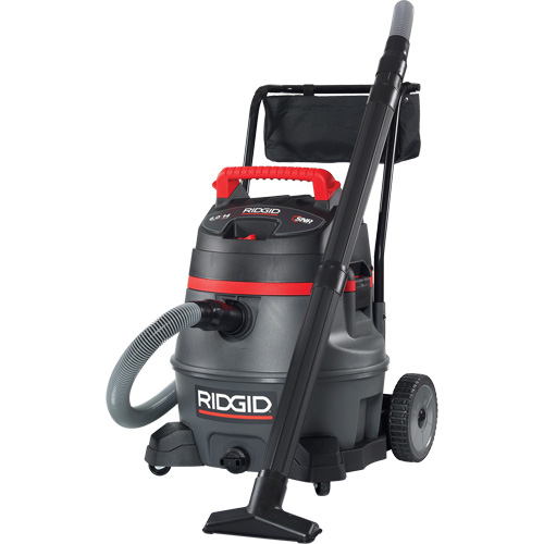 NXT Industrial Vacuum with Cart, Wet-Dry, 6 HP, 14 US Gal. (53 Litres) Oxford Builders Supplies Inc