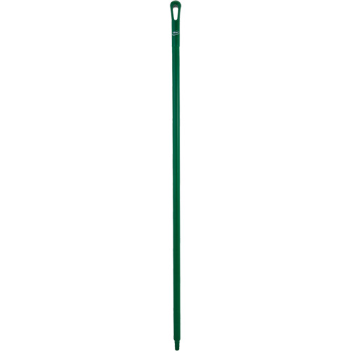 Ultra Hygiene Handle, Broom/Scraper/Squeegee, Green, Ergonomic, 59" L Oxford Builders Supplies Inc