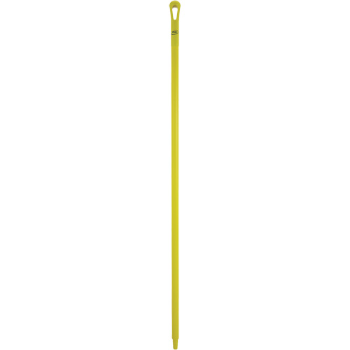 Ultra Hygiene Handle, Broom/Scraper/Squeegee, Yellow, Ergonomic, 59" L Oxford Builders Supplies Inc