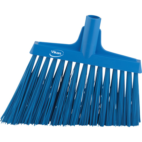 T&ecirc;te de balai oblique, Crins Extra-ferme, 12", Polyester, Bleu Oxford Builders Supplies Inc