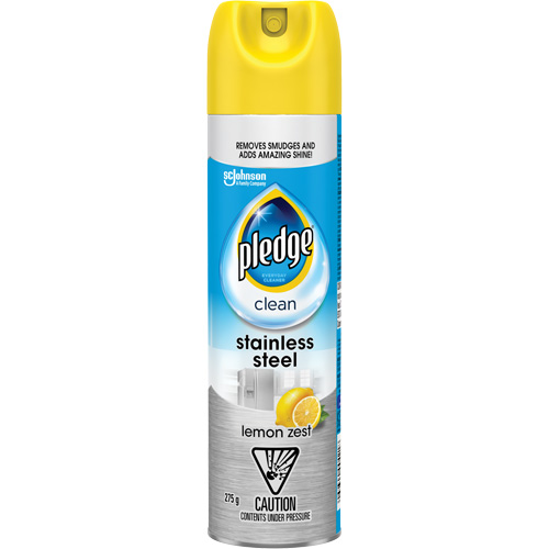 Pledge&reg; Stainless Steel Cleaner, 275 g, Aerosol Can Oxford Builders Supplies Inc