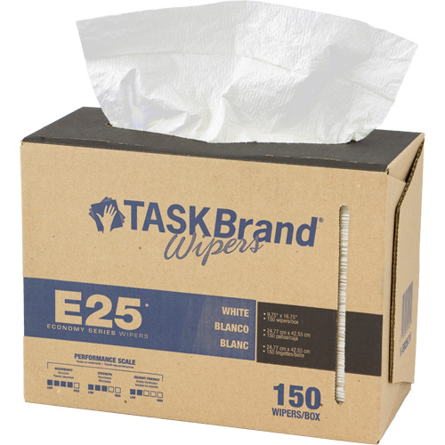 Essuie-tout &eacute;conomique &agrave; renfort tiss&eacute; TaskBrand E25, Tout usage, 16-3/4" lo x 9-3/4" la Oxford Builders Supplies Inc