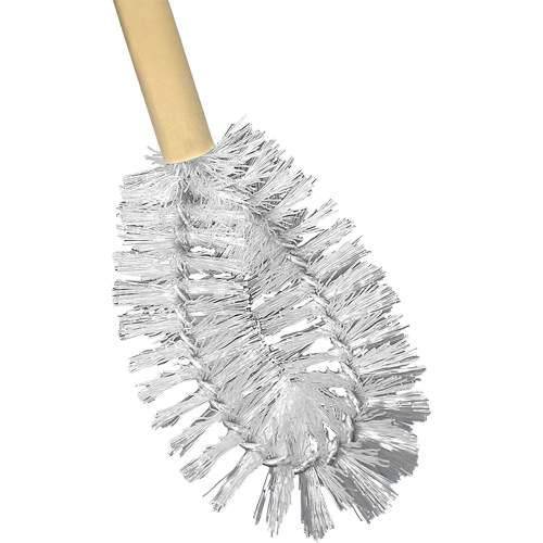 Brosse &agrave; cuvettes HD &agrave; broche torsad&eacute;e, 20" l, Soies Polypropyl&egrave;ne, Jaune Oxford Builders Supplies Inc