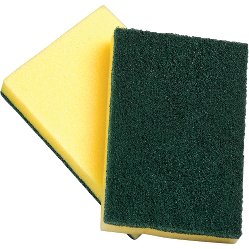 Sponges with Scouring Pad, Scrubbing, 4" W x 6" L Oxford Builders Supplies Inc