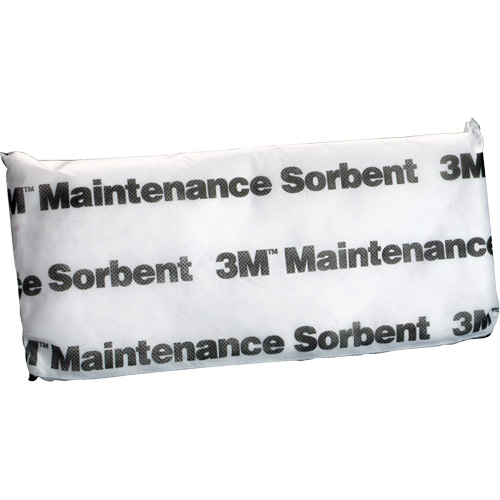 Maintenance Sorbent Pillow, Oil Only, 15" L x 7" W, 12.6 gal Absorbency/Pkg. Oxford Builders Supplies Inc