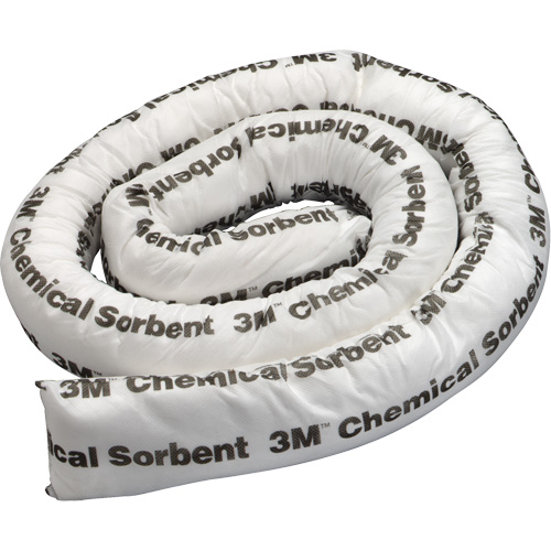 Chemical Sorbent Mini-Boom, Hazmat, 8' L x 3" W, 15.5 gal Absorbancy Oxford Builders Supplies Inc