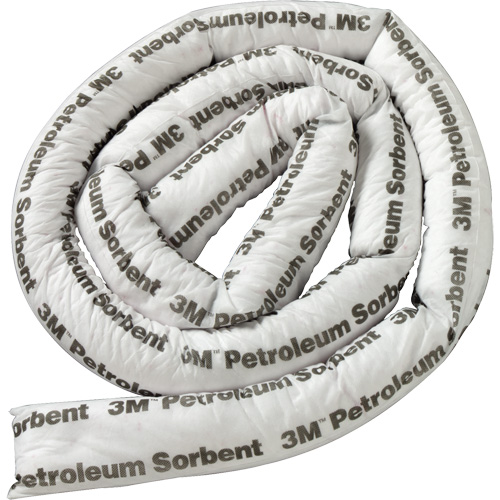 Petroleum Sorbent Mini-Boom, Oil Only, 1' L x 3" W, 15.7 gal Absorbancy Oxford Builders Supplies Inc